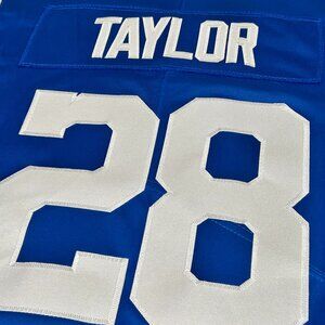 Men's Indianapolis Colts Jonathan Taylor #28 Stitched Game Jersey Size Medium